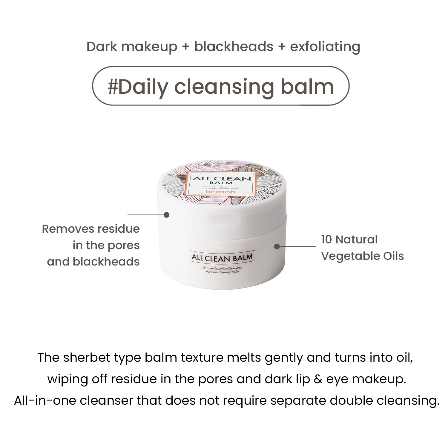 All Clean Balm 120ml / 4.05 fl.oz – Top-Rated Vegan Makeup Remover for Sensitive Skin - Image 16