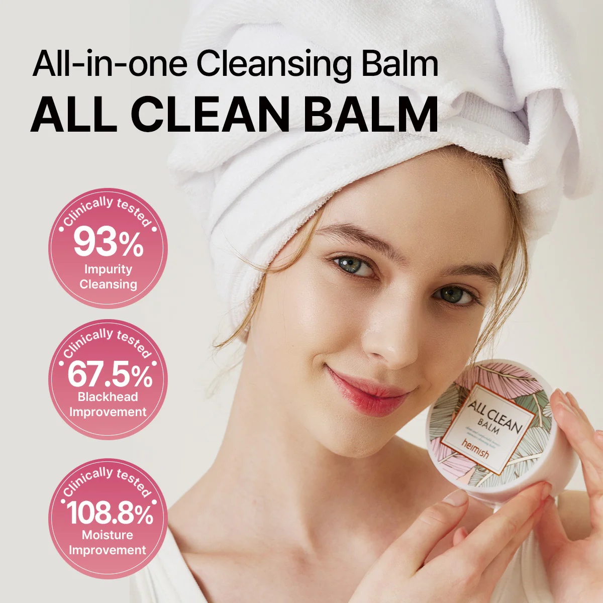 All Clean Balm 120ml / 4.05 fl.oz – Top-Rated Vegan Makeup Remover for Sensitive Skin - Image 3