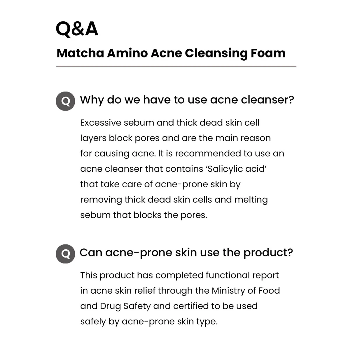 Matcha Biome Amino Acne Cleansing Foam 150ml/5.07fl.oz - Image 23