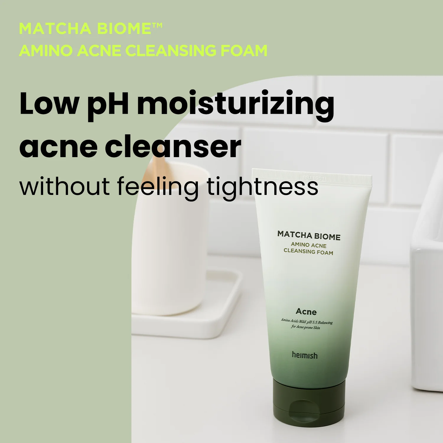 Matcha Biome Amino Acne Cleansing Foam 150ml/5.07fl.oz - Image 3